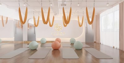 现代瑜伽室3D模型下载